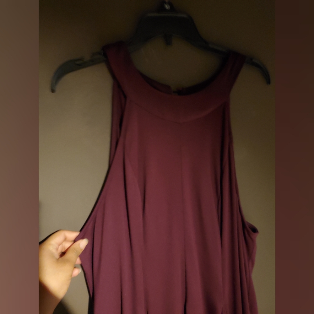 Torrid Burgandy Halter Dress